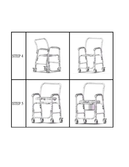 Silla Ducha con Wc 2169