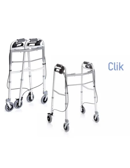 Andador de 4 ruedas con frenos CLIK