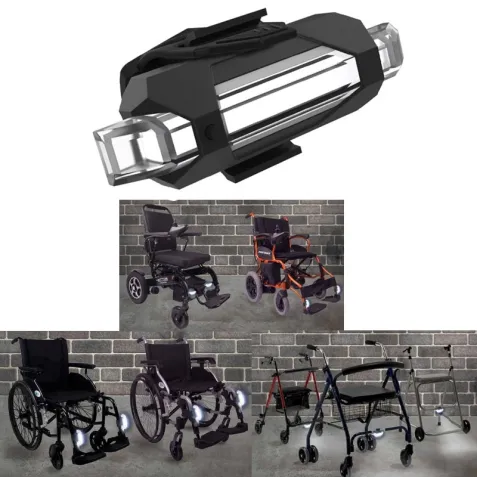 Linterna Led Portatil LIGHTCARE para andador o silla de ruedas