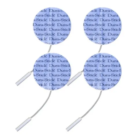 Electrodos DURA-DISK Redondos o Rectangulares para Electroterapia· Bolsa de 4 unidades