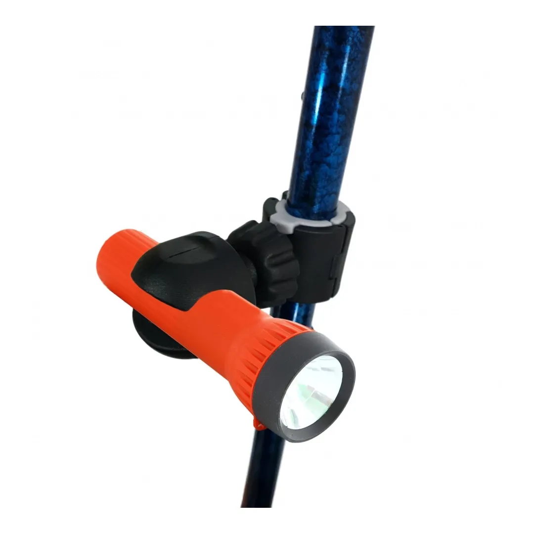 Accesorios 3 en 1 para Bastones o Muletillas: Soporte, Soporte Linterna y Soporte Botella o Lata