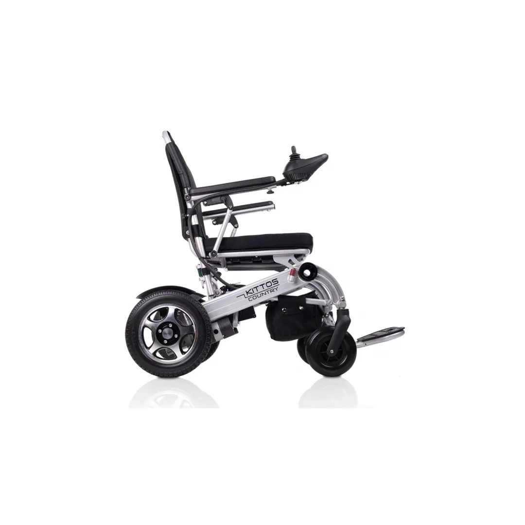 Silla de Ruedas Eléctrica Plegable KITTOS COUNTRY - IVA 4% para Minusvalía del 33% o Superior
