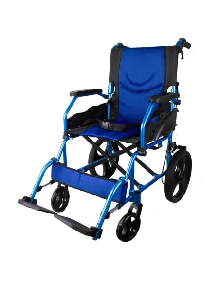 Silla de ruedas Plegable de Aluminio PIRAMIDE con Freno Acompañante