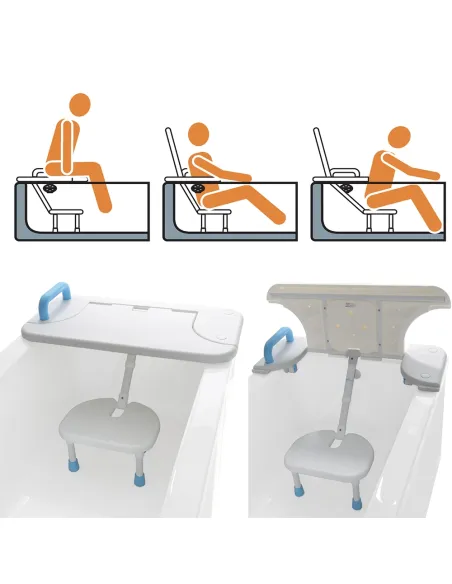 Doble Asiento de Bañera ONDA 2 en 1