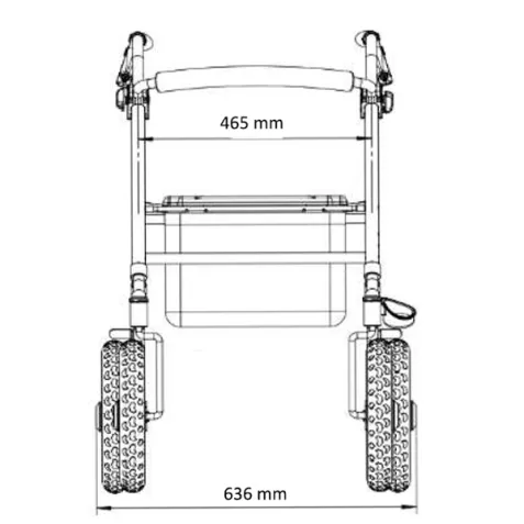 Andador Rollator OGI FOUR ALLROAD PRO Todoterreno · Color... 2