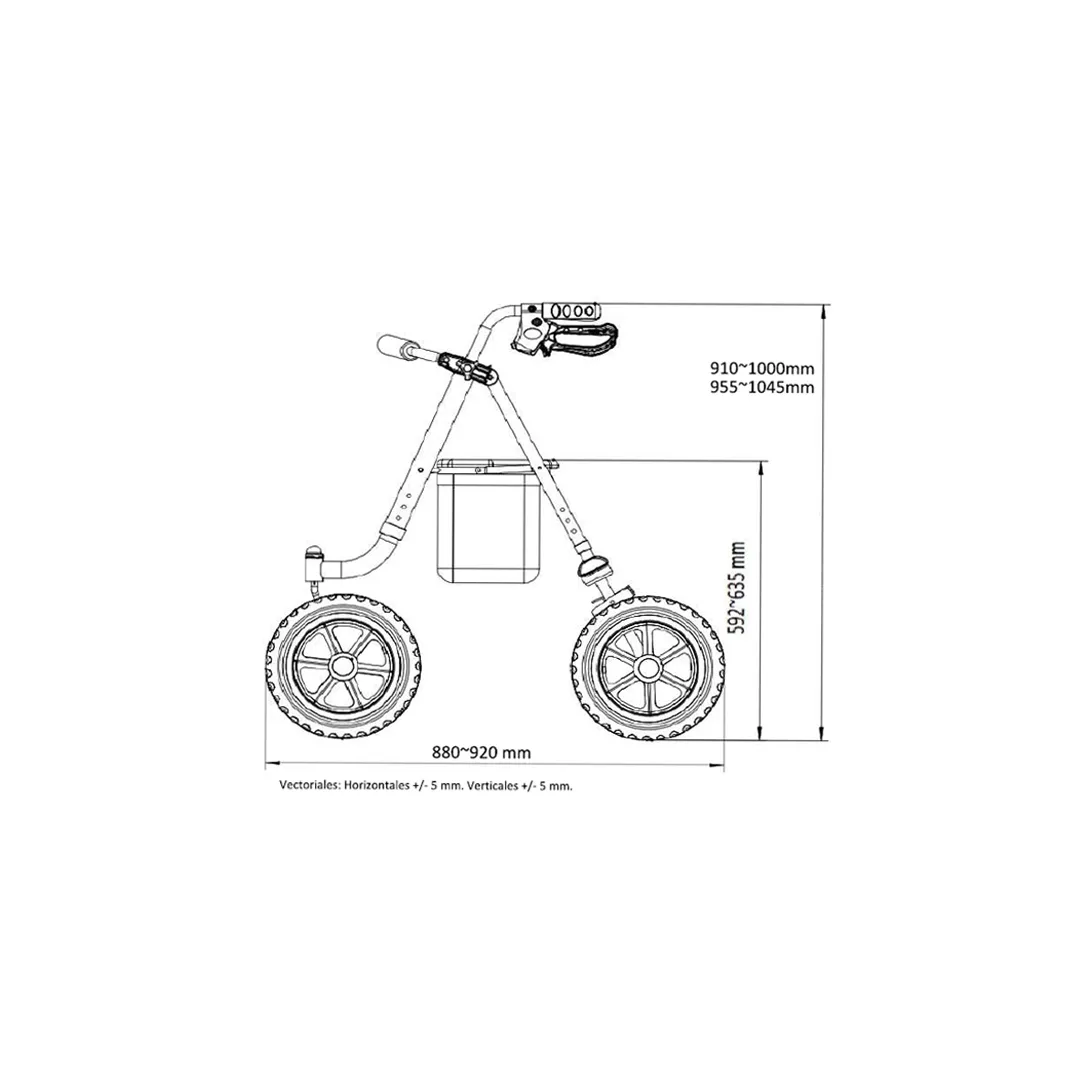 Andador Rollator OGI 4 ALLROAD
