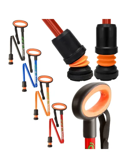 Bastón con mango ovalado plegable Flexyfoot Bastón con mango ovalado plegable Flexyfoot