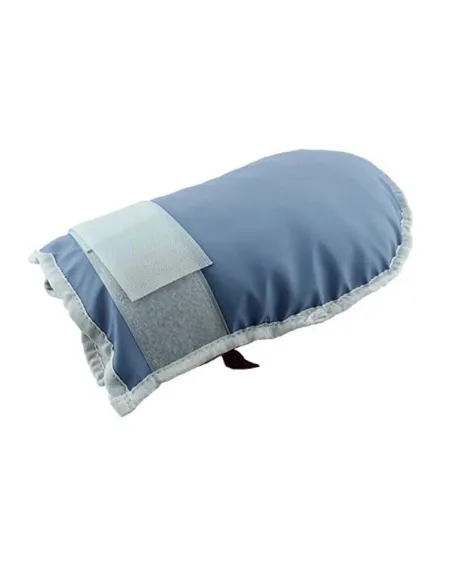 Manopla Saniluxe Acolchada Celeste (Unidad)