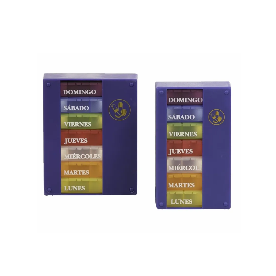 Pastillero Semanal de 3 o 4 Tomas