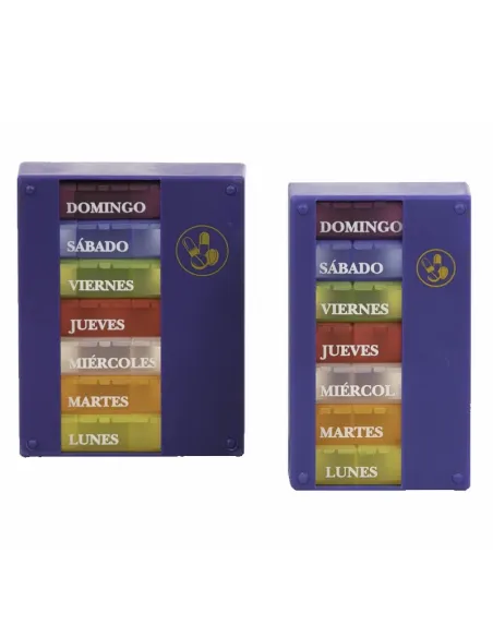 Pastillero Semanal de 3 o 4 Tomas