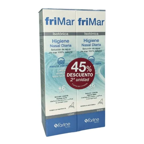Farline Frimar Solución Isotónico Higiene Nasal ( 2 x 120 ml)