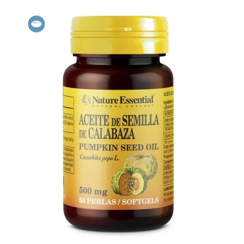 Aceite Semilla de Calabaza 500 mg. 50 Perlas