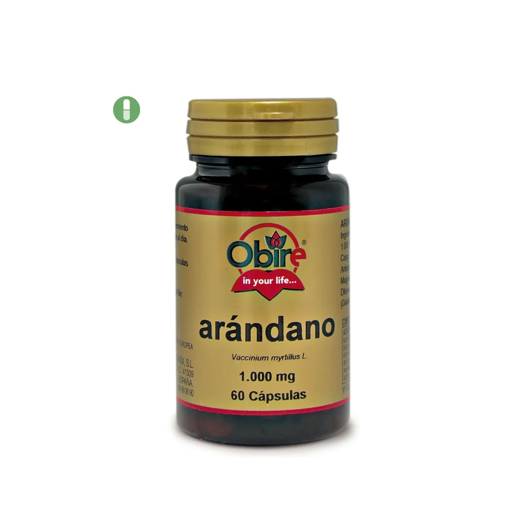 Arandano 1000 mg. 60 Cápsulas 