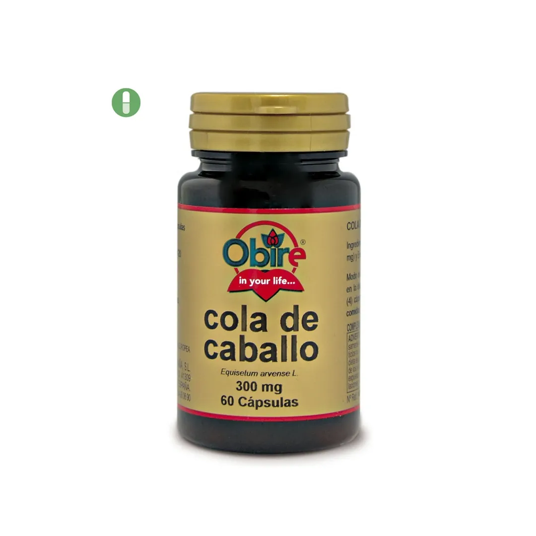 Cola de Caballo 300 mg. 60 cápsulas Obire