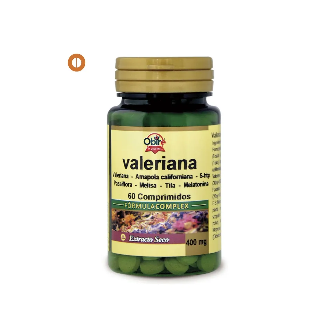 Valeriana Complex 400 mg. 60 Comprimidos Obire