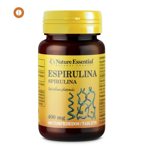 Espirulina 400 mg. 100 Tabletas 2x1 Nature Essential