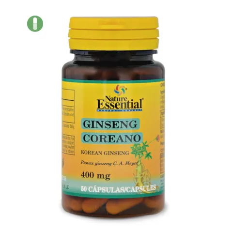 Ginseng Coreano 400 mg. 50 Cápsulas Nature Essential