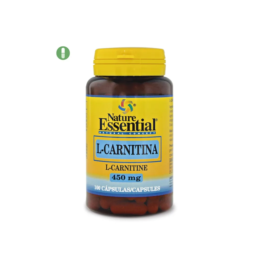 L-Carnitina  450 mg.100 Capsulas Nature Essential