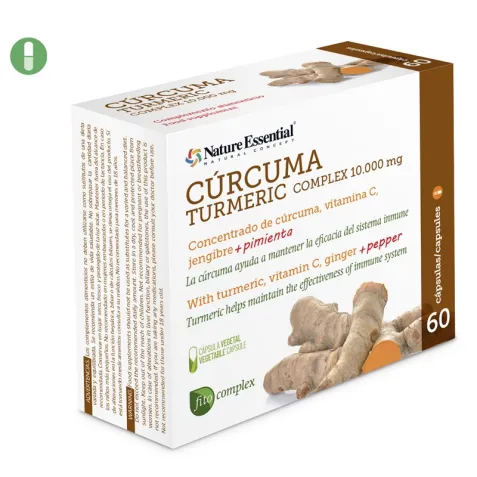 Cúrcuma Complex 10000mg. 60 cápsulas de Nature Essential