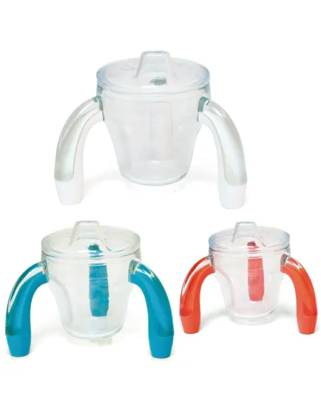 Taza  con 3 Asas y Tapa