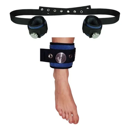 Tobillera Acolchada con Unión entre Pies para Cama Iron clip o Imán(Par)