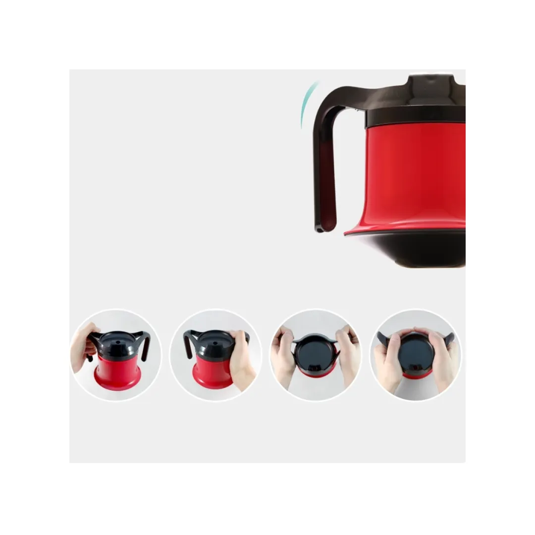 Taza con Asas Base Redondeada Antivuelco