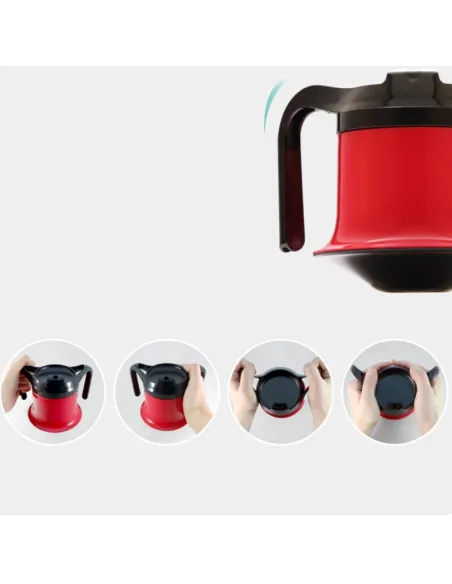 Taza con Asas Base Redondeada Antivuelco  Taza con Asas Base Redondeada Antivuelco