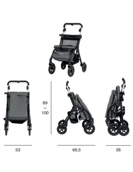 Andador Rollator Carro de Compra CARE R05