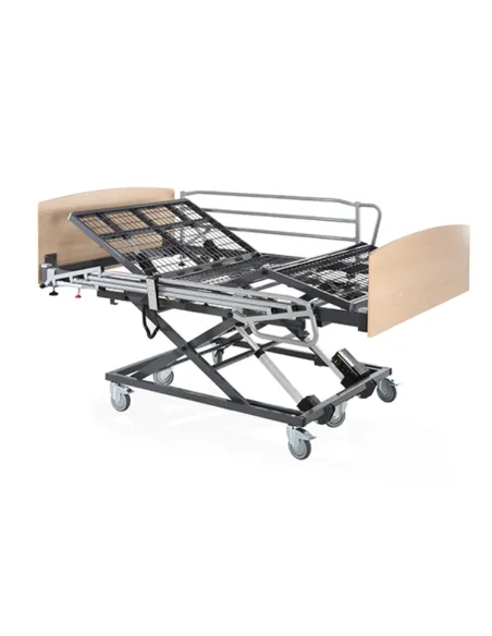 Cama Articulada XXL Bariatrica 120 con Carro Elevador TECNIMOEM