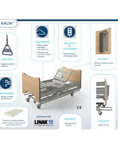 Cama Articulada Pediátrica KALIN con Carro Elevador