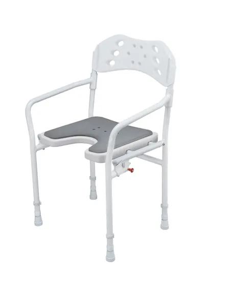 Silla  Ducha Plegable TOBAGO Asiento Acolchado