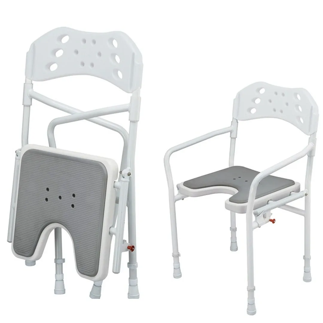 Silla Ducha Plegable TOBAGO Asiento Acolchado