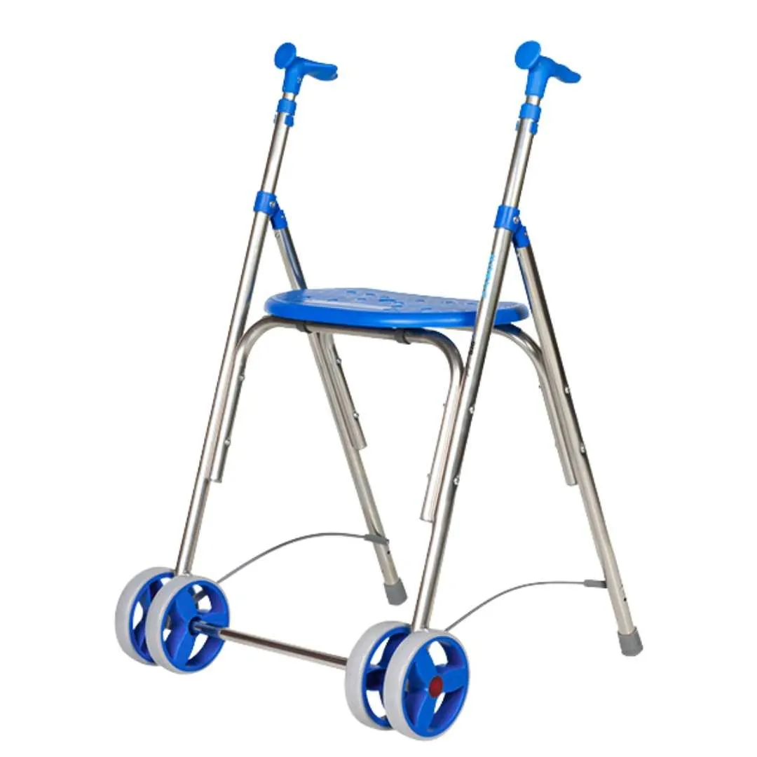 Andador con Ruedas y Asiento ARA KAMALEON Forta · Opcional Ruedas Traseras