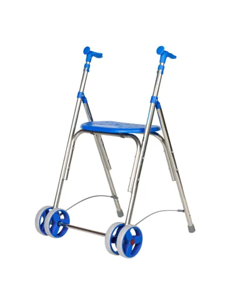 Andador con Ruedas y Asiento ARA KAMALEON Forta · Opcional Ruedas Traseras