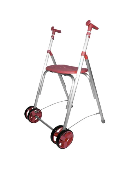 Andador con Ruedas y Asiento ARA KAMALEON Forta · Opcional Ruedas Traseras