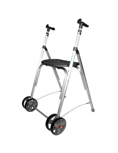 Andador con Ruedas y Asiento ARA KAMALEON Forta · Opcional Ruedas Traseras