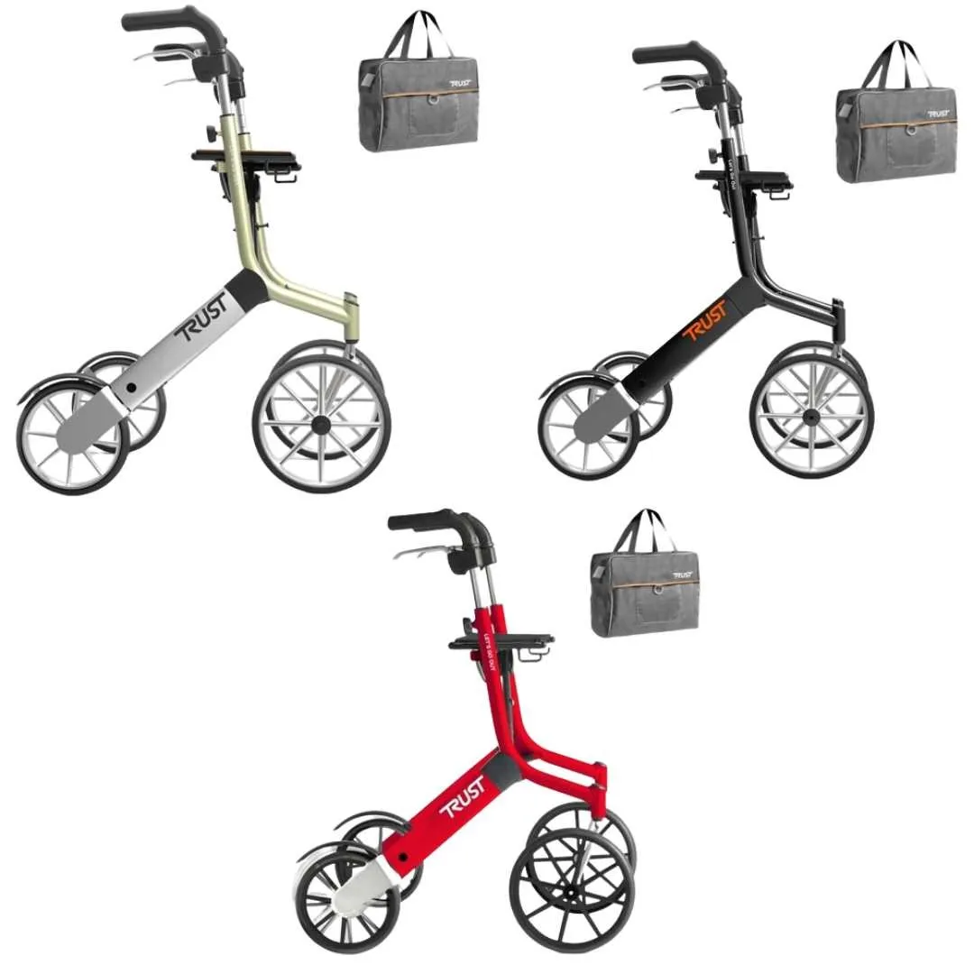 Andador Rollator TrustCare Let´s Go con Amortiguación  + Bolso