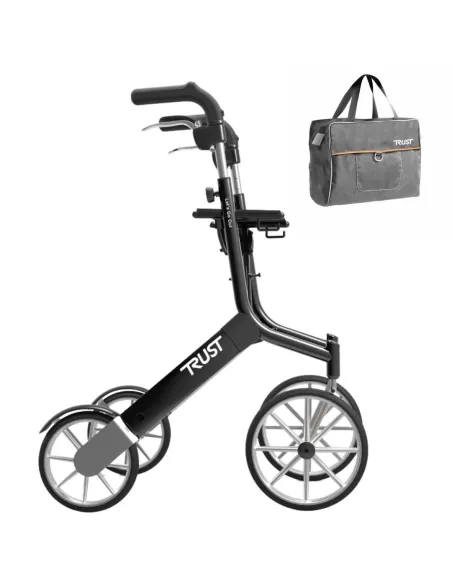 Andador Rollator TrustCare Let´s Go con Amortiguación  + Bolso