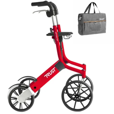 Andador Rollator TrustCare Let´s Go con Amortiguación  + Bolso