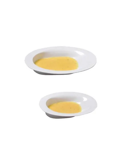 Platos Inclinados MANOY Blanco (2 Tamaños) Platos Inclinados MANOY Blanco (2 Tamaños)