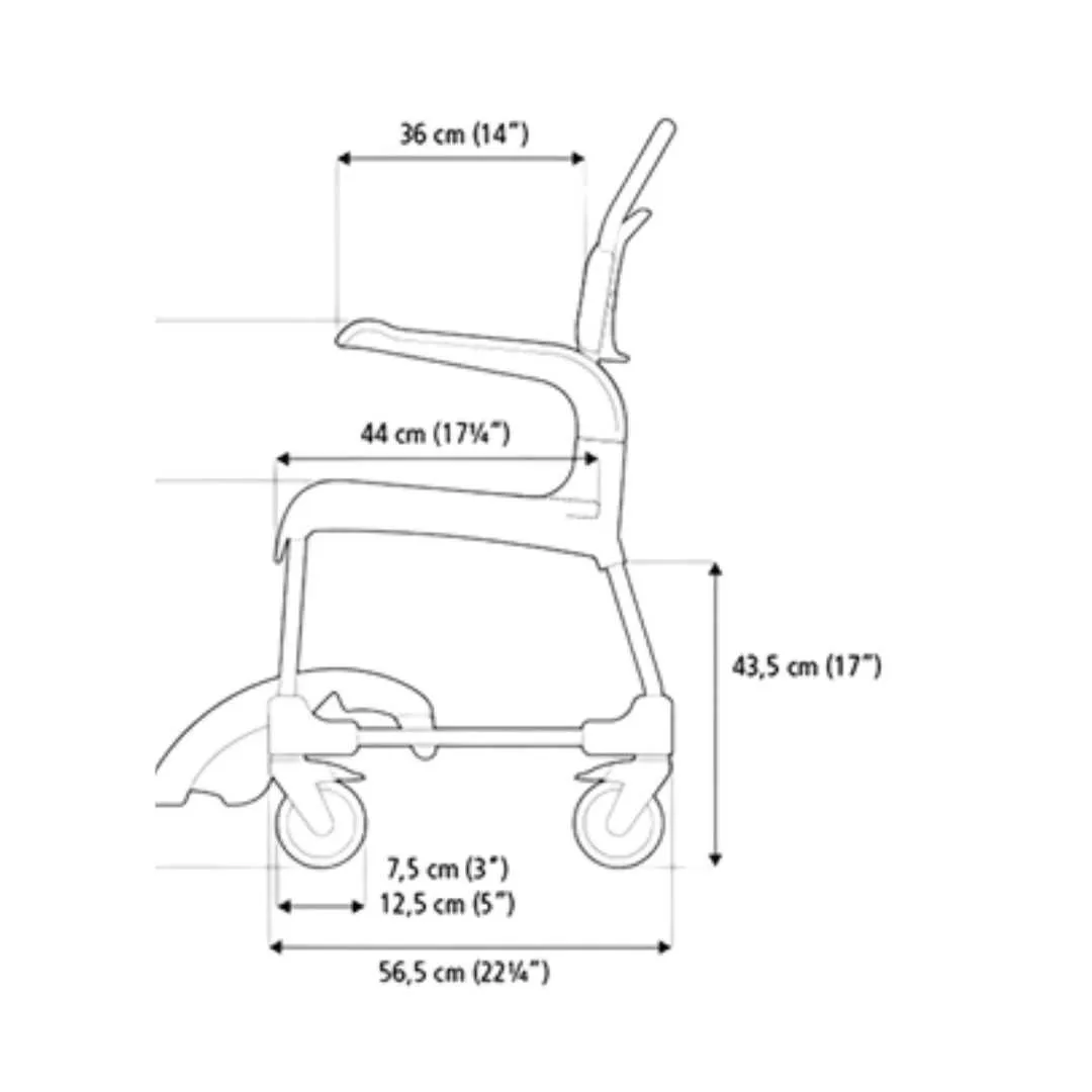 Silla de Ducha y Wc CLEAN Etac