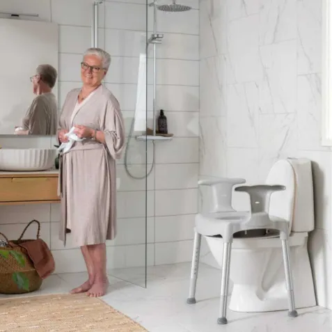 Elevador de  Wc COMODE SWIFT ETAC PRÁCTICA para Cualquier Forma del Wc 2
