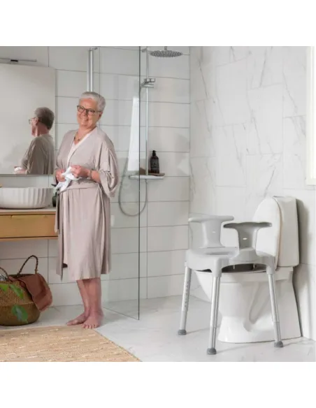 Elevador de  Wc COMODE SWIFT ETAC PRÁCTICA para Cualquier Forma del Wc