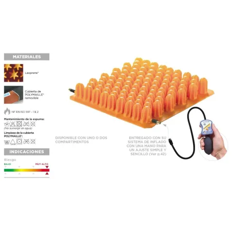 Cojin Antiescaras de aire POLYAIR 2 Válvulas 2