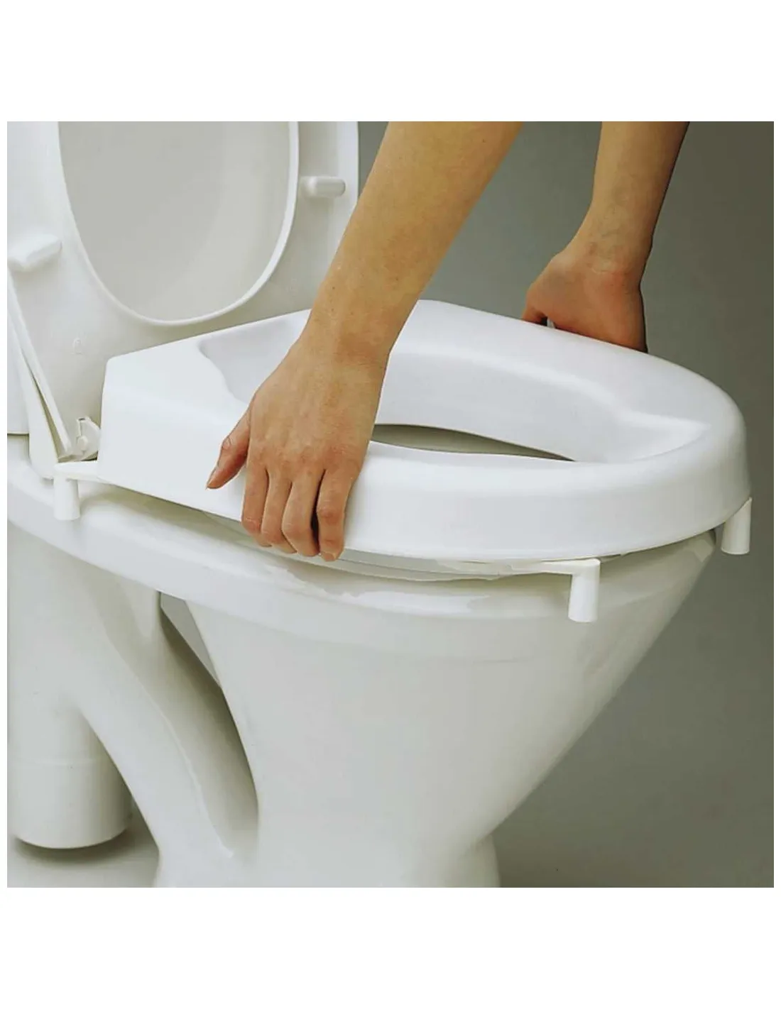 Elevador WC Adulto con Reposabrazos (10 cm)