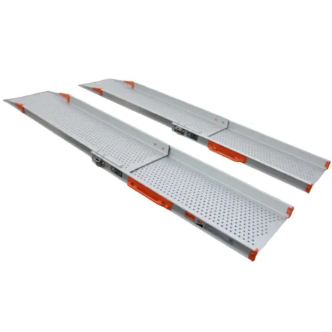 Rampas Telescopicas de Aluminio de 152 cm y carril 25 cm 2