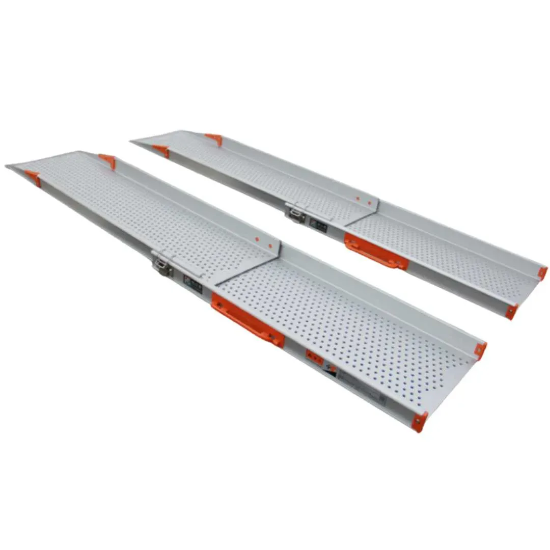 Rampas Telescopicas de Aluminio de 152 cm y carril 25 cm