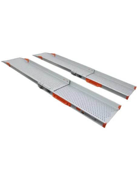 Rampas Telescopicas de Aluminio de 152 cm y carril 25 cm Rampas Telescopicas de Aluminio de 152 cm y carril 25 cm