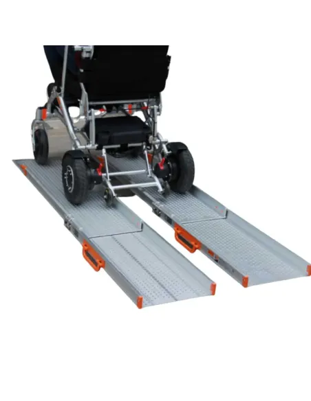 Rampas Telescopicas de Aluminio de 152 cm y carril 25 cm Rampas Telescopicas de Aluminio de 152 cm y carril 25 cm