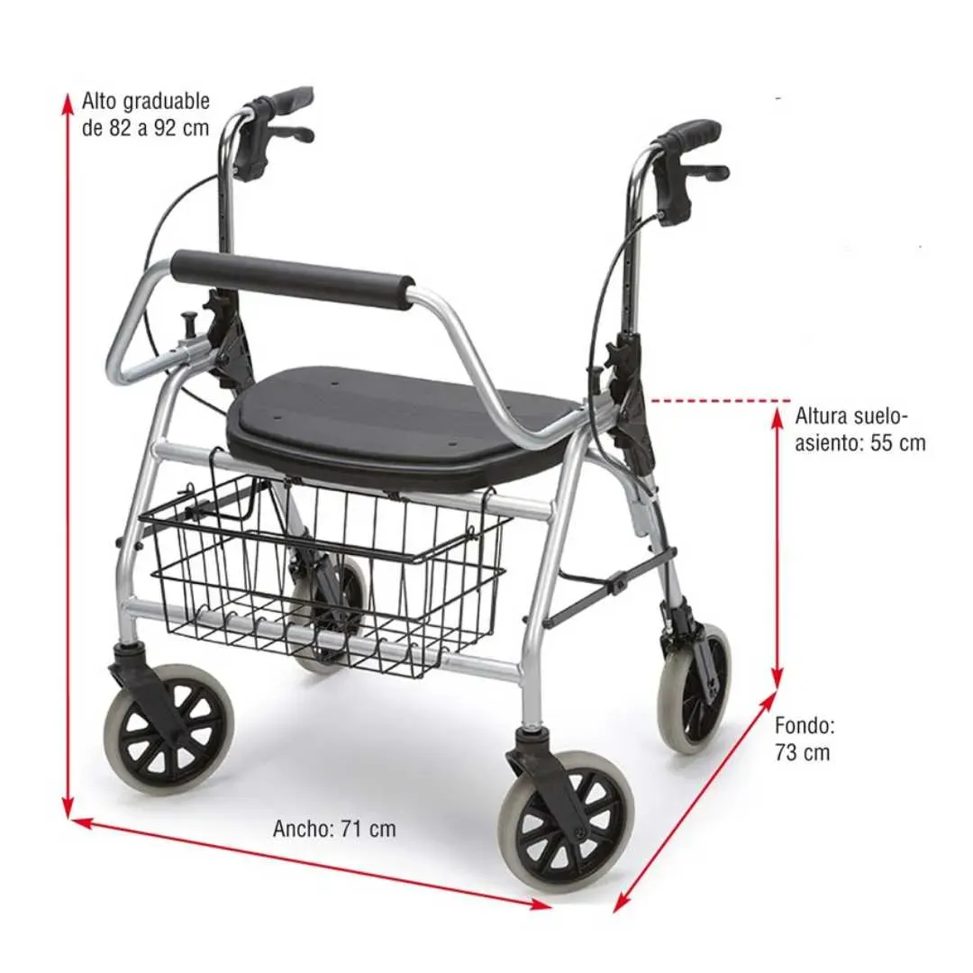 Andador Caminador Maxi Rollator L